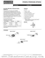 RFD8P05 datasheet pdf Fairchild Semiconductor