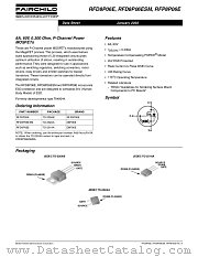 RFD8P06ESM datasheet pdf Fairchild Semiconductor