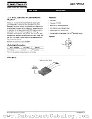RFG75N05E datasheet pdf Fairchild Semiconductor