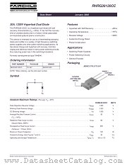 RHRG30120CC datasheet pdf Fairchild Semiconductor