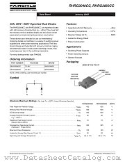 RHRG3060CC datasheet pdf Fairchild Semiconductor