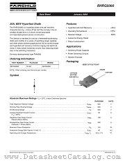 RHRG5060 datasheet pdf Fairchild Semiconductor