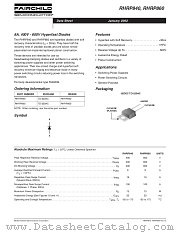 RHRP840 datasheet pdf Fairchild Semiconductor