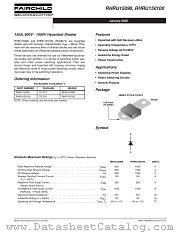 RHRU150100 datasheet pdf Fairchild Semiconductor