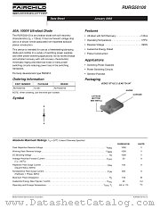 RURG50100 datasheet pdf Fairchild Semiconductor
