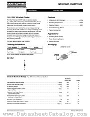 RURP1520 datasheet pdf Fairchild Semiconductor
