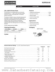 RURP30100 datasheet pdf Fairchild Semiconductor