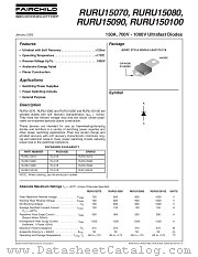 RURU150100 datasheet pdf Fairchild Semiconductor