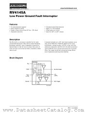 RV4145A datasheet pdf Fairchild Semiconductor