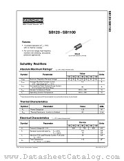 SB180 datasheet pdf Fairchild Semiconductor