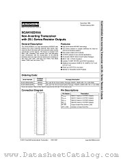 SCAN182245A datasheet pdf Fairchild Semiconductor