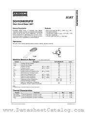 SGH10N60RUFD datasheet pdf Fairchild Semiconductor