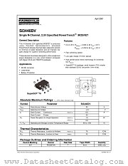 SI3446DV datasheet pdf Fairchild Semiconductor
