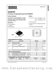 SI4467DY datasheet pdf Fairchild Semiconductor