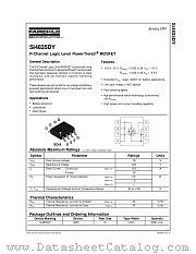 SI4835DY datasheet pdf Fairchild Semiconductor