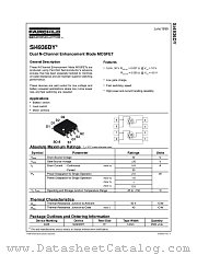 SI4936DY datasheet pdf Fairchild Semiconductor