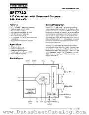 SPT7722 datasheet pdf Fairchild Semiconductor