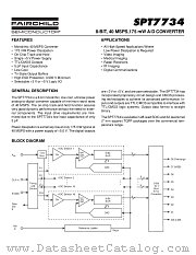 SPT7734 datasheet pdf Fairchild Semiconductor