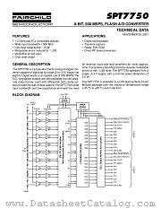 SPT7750 datasheet pdf Fairchild Semiconductor