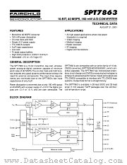 SPT7863 datasheet pdf Fairchild Semiconductor