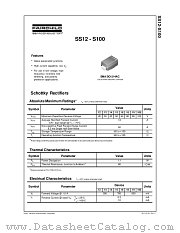 SS12 datasheet pdf Fairchild Semiconductor
