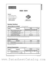 SS22 datasheet pdf Fairchild Semiconductor