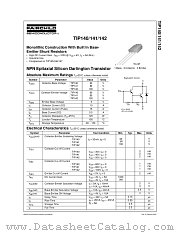TIP141 datasheet pdf Fairchild Semiconductor