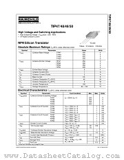 TIP48 datasheet pdf Fairchild Semiconductor