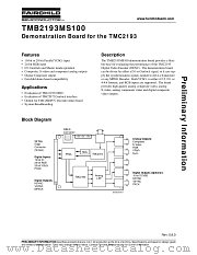 TMB2193MS100 datasheet pdf Fairchild Semiconductor