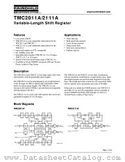 TMC2011A datasheet pdf Fairchild Semiconductor