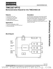 TMC2074P7C datasheet pdf Fairchild Semiconductor