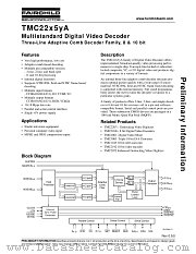 TMC22052A datasheet pdf Fairchild Semiconductor