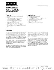 TMC2250AX3 datasheet pdf Fairchild Semiconductor