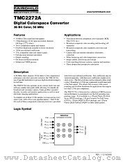 TMC2272A datasheet pdf Fairchild Semiconductor