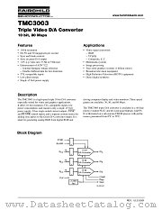 TMC3003X30 datasheet pdf Fairchild Semiconductor