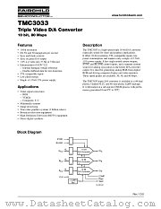 TMC3033X50 datasheet pdf Fairchild Semiconductor