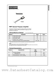 TN4033A datasheet pdf Fairchild Semiconductor