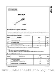 TN6716A datasheet pdf Fairchild Semiconductor