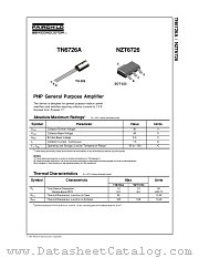 TN6726A datasheet pdf Fairchild Semiconductor
