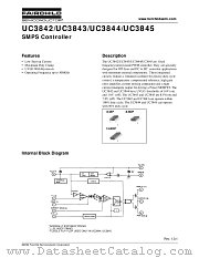 UC3842 datasheet pdf Fairchild Semiconductor