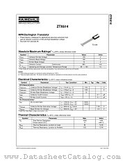 ZTX614 datasheet pdf Fairchild Semiconductor