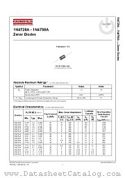 1N4736AT datasheet pdf Fairchild Semiconductor