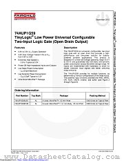 74AUP1G59 datasheet pdf Fairchild Semiconductor