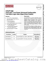 74AUP1G96 datasheet pdf Fairchild Semiconductor