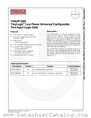 74AUP1G98 datasheet pdf Fairchild Semiconductor