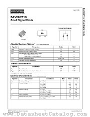 BAV99WT1G datasheet pdf Fairchild Semiconductor