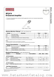 BF247A datasheet pdf Fairchild Semiconductor