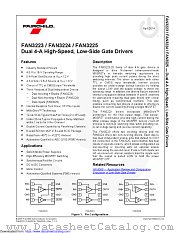 FAN3224C_F085 datasheet pdf Fairchild Semiconductor
