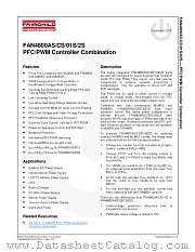 FAN4800AS datasheet pdf Fairchild Semiconductor
