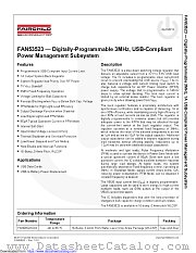 FAN53523 datasheet pdf Fairchild Semiconductor